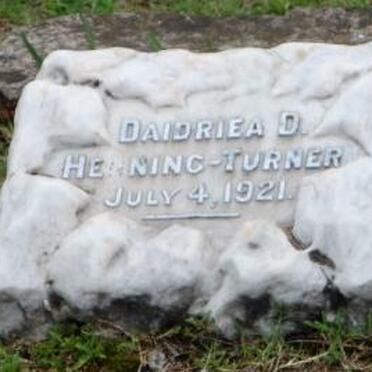 HENNING-TURNER Daidriea D. -1921