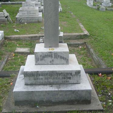 HITCHINS John Francis 1856-1910 &amp; Fanny 18?9 -1937