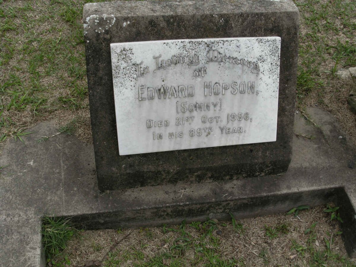 HOPSON Edward -1956