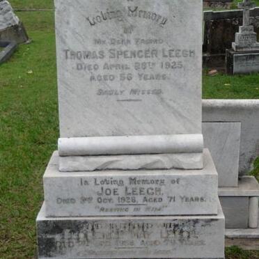 LEECH Thomas Spencer -1925 :: LEECH Joe -1936 :: LEECH ? May :: LEECH Willie ?