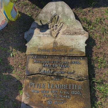 LEADBETTER Peter -1930 & Helen -1926