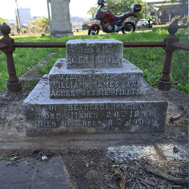 MEETS Jessie Gertrude 1893-1903