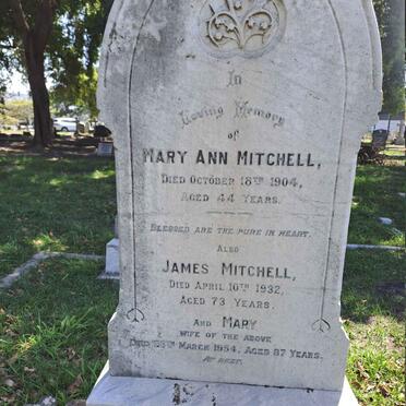 MITCHELL James -1932 & Mary Ann -1904