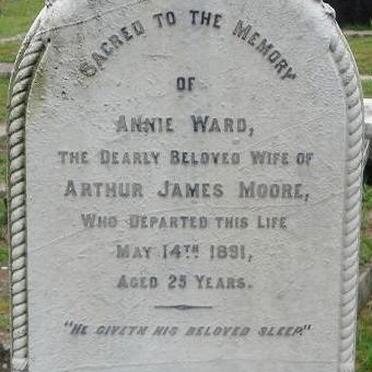 MOORE Annie Ward -1891