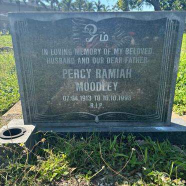 MOODLEY Percy Ramiah 1913-1998