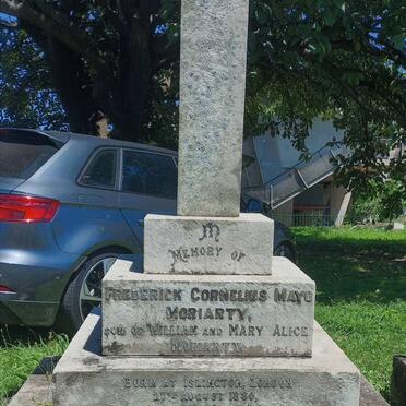 MORIARTY Frederick Cornelius Mayo 1880-1904