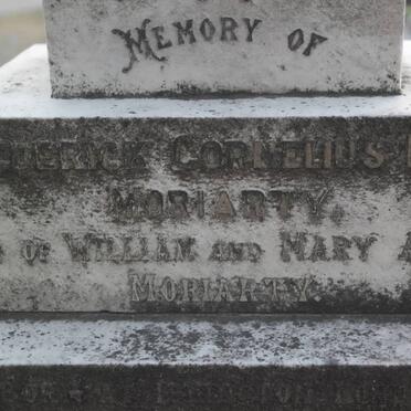 MORIARTY Frederick Cornelius Mayo 