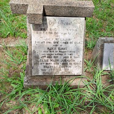 MCMAHON John -1926 & Emma Rosina -1921 :: FOXTON Walter -19?1 & Alice Ethel -1957 :: JOHNSON Elsie Mary -196?