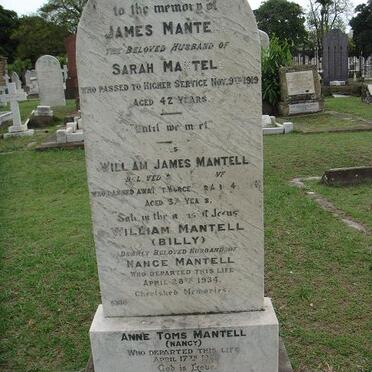 MANTELL James -1919 :: MANTELL William James :: MANTELL William -1934