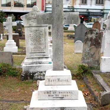 MASON Robert -1898 &amp; Mary MATHEWS 1818-1864