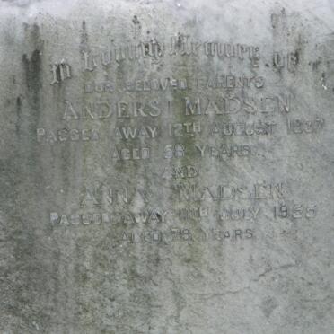 MADSEN Anders -1937 &amp; Anna -1955