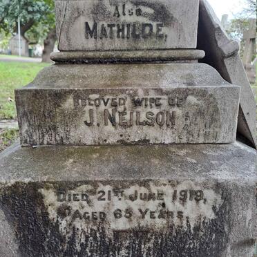 NEILSON Mathilde -1919