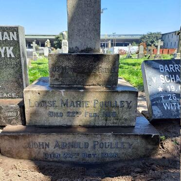 POULLEY John Arnold -1946 &  Louise Marie -1919 