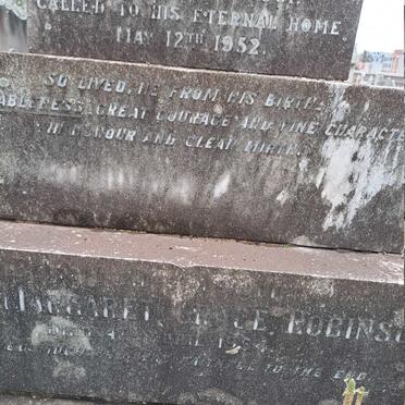 ROBINSON Margaret Grace -1954