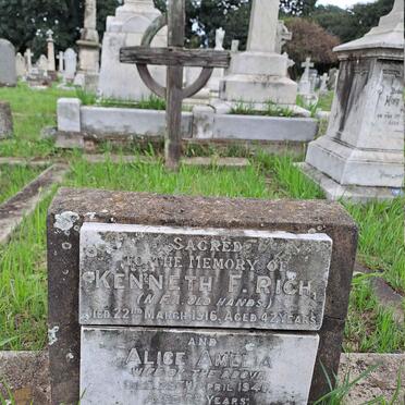 RICH Kenneth F. -1916 & Alice Amelia -1946
