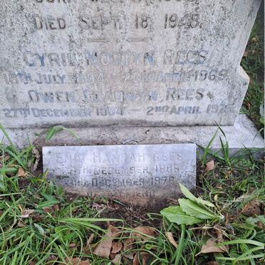 REES Enid Hannah 1906-1976