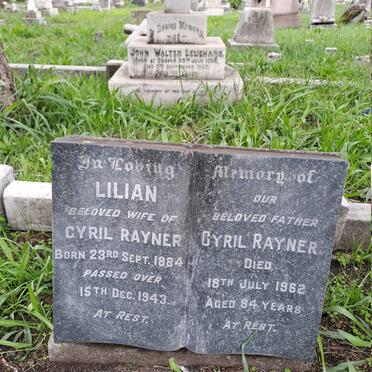 RAYNER Cyril -1962 & Lilian 1884-1943