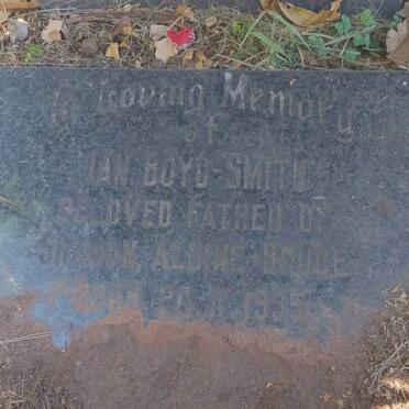 SMITH Ian, BOYD 1935-