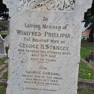 STANLEY Winifred Phillipia -1897 :: STANLEY George Gordon -1897