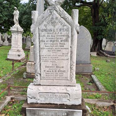 STEAD Norman O.U. 1880-1907 :: STEAD Walter 1867-1956 & Ada Mary 1870-1958 :: STEAD Dorothy Millie 1900-1901