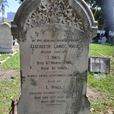 WALL L. -1922 & Elizabeth Laney -1906