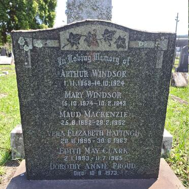 WINDSOR :: MACKENZIE :: HATTINGH :: CLARK :: PROUD