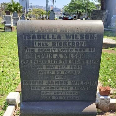 WILSON Edwin James -1942 & Isabella RICKERBY -1935 
