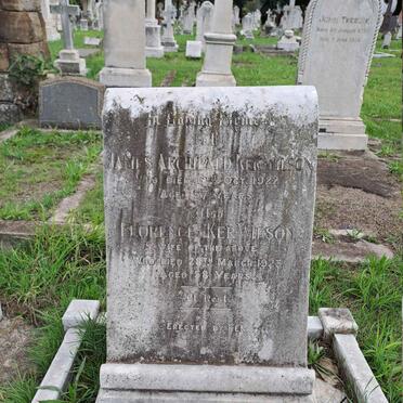 WILSON James Archibald, KER -1922 & Florence -1925