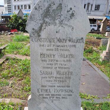 WALKER Henry -1921 & Sarah -1925 :: WALKER Constance Mary -1899 :: HOWSON Ethel -1952