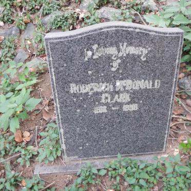 CLARK Roderick McDonald 1912-1990