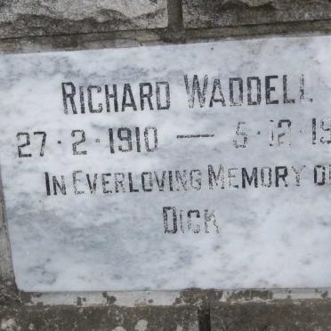 WADDELL Richard 1910-1984