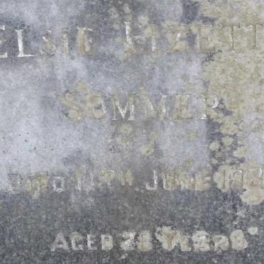 SOMMER Heinrich -1969 :: SOMMER Elsie Lizetta nee SCHWEGMANN -1938