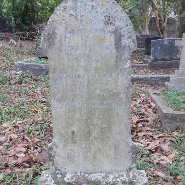 WILLIAMS John -1889 &amp; Emma -1899