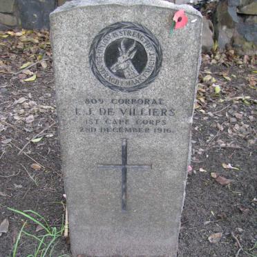 VILLIERS I.J., de -1916