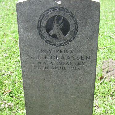 CLAASSEN G.J.J. -1917