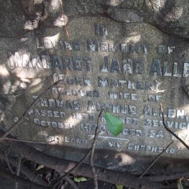 ALLAN Margaret Jane nee MATHER -1940