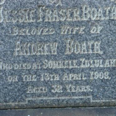 BOATH Jessie Fraser -1908
