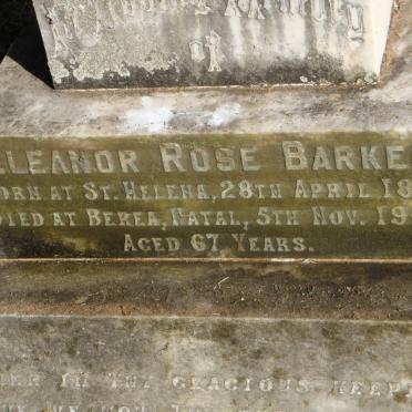 BARKER Eleanor Rose 1841-1908
