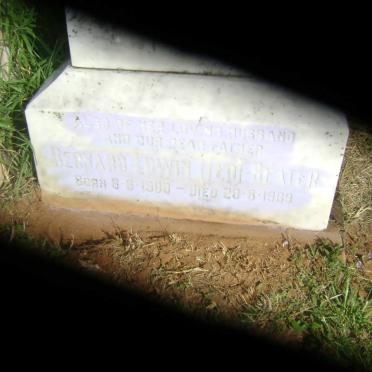 BEATER Bernard Edwin ? 1908-1989 &amp; Evelyn Finlay MITCHELL -1972