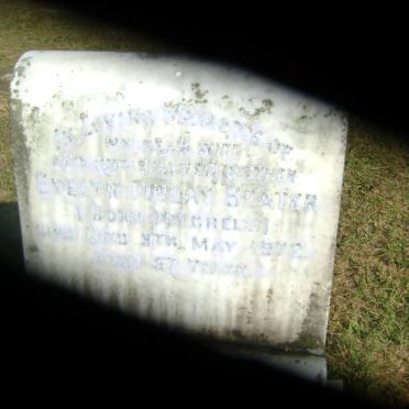 BEATER Bernard Edwin ? 1908-1989 &amp; Evelyn Finlay MITCHELL -1972