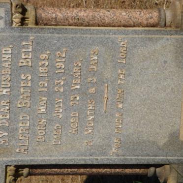 BELL Alfred Bates 1839-1912