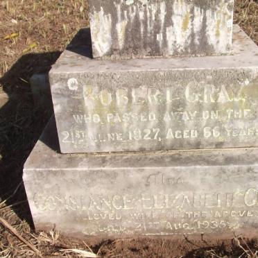 GRAY Robert -1927 &amp; Constance Elizabeth -1935