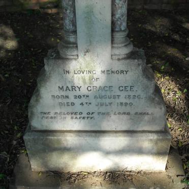 GEE Mary Grace 1826-1890 