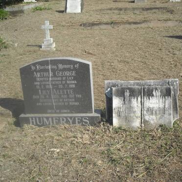 HUMFRYES Arthur George 1906-1991 &amp; Lily Alette -2005 :: JOHNSEN ? -193? &amp; Alette Marie -1943