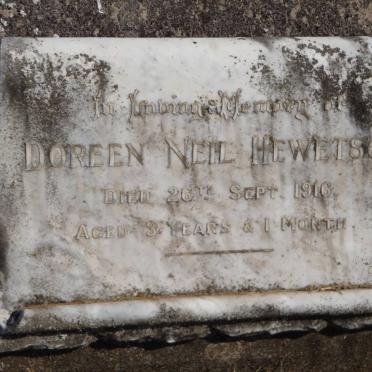 HEWETSON Doreen Neil -1916