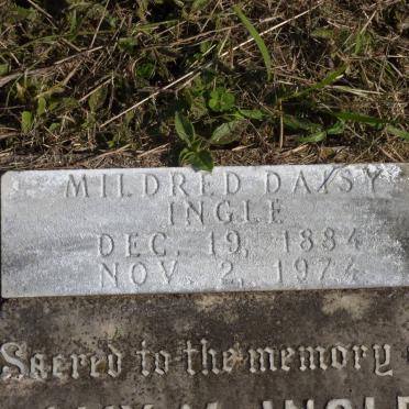 INGLE Amy M. 1983-1916 :: INGLE Mildred Daisy 1884-1974 