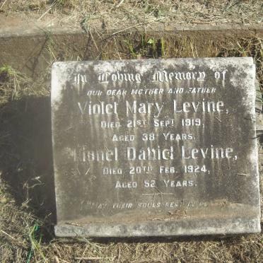 LEVINE Lionel Daniel -1924 &amp; Violet Mary -1919