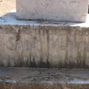 MATHEW Sadie -1948