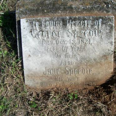 SPEEDIE George -1921 &amp; Jane -1935