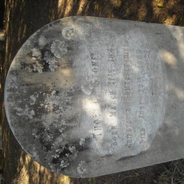 STONE Thos. G. 1842-1888